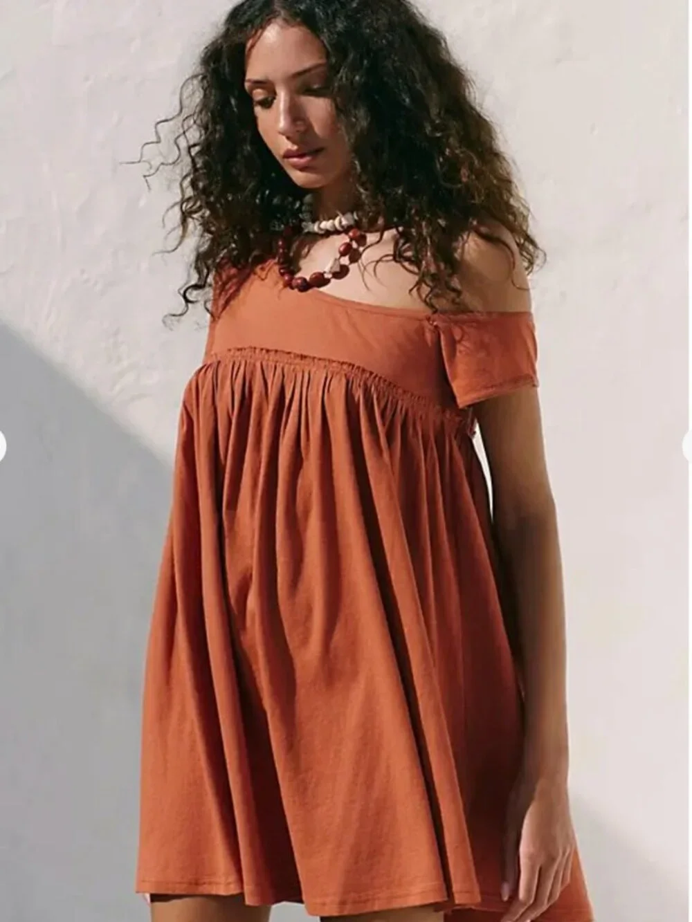 Free People Women's Bodie Mini Dress in Autumnal - Size L  NWT